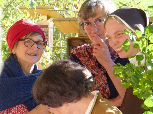 Micha, Ulrike und Sr. Rosi